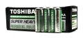 ถ่าน TOSHIBA SUPER HEAVY คาร์บอนซิงค์ AA  แพ็ค 4